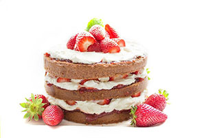 Image of strawberry cake